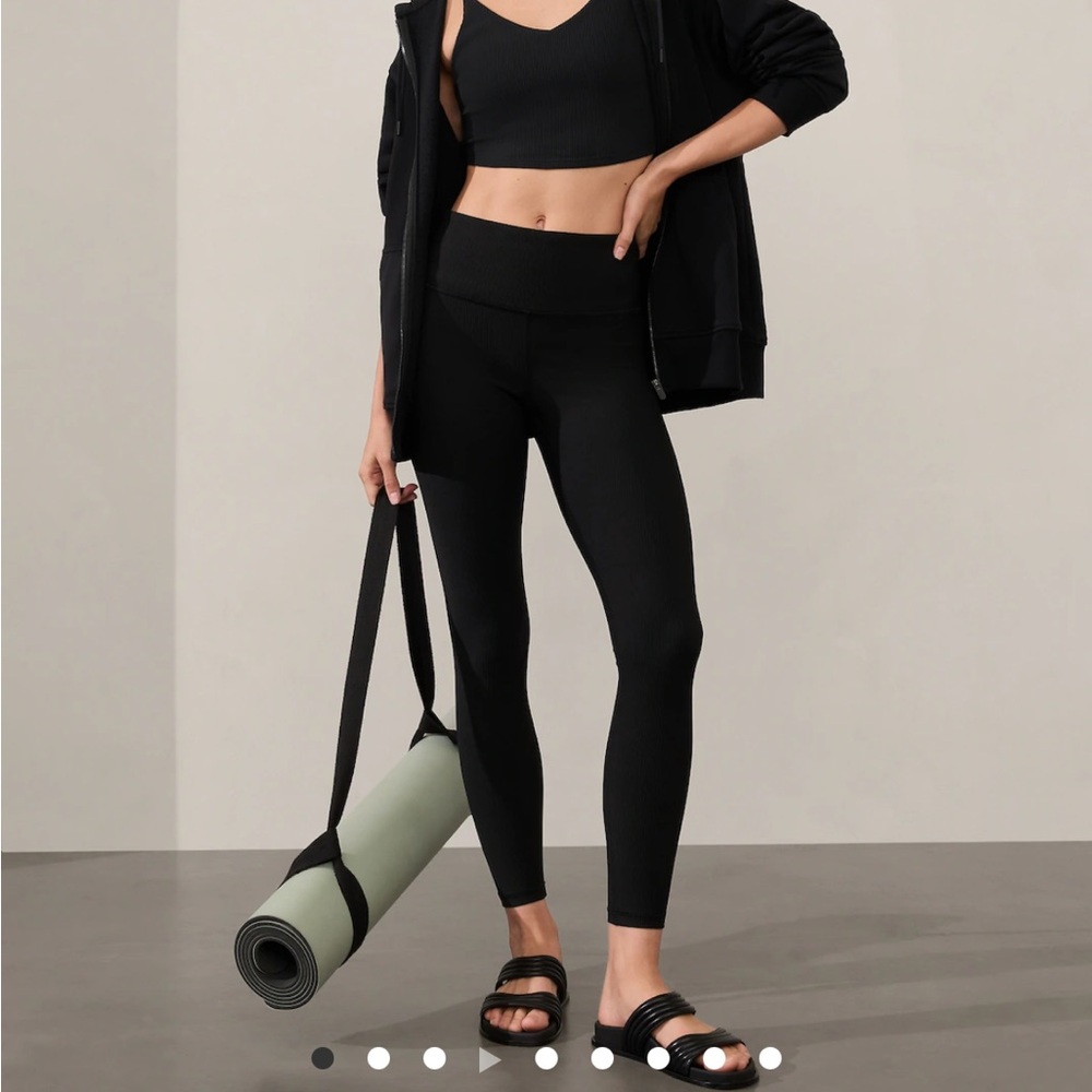 Athleta Elation High-Rise Rib Legging